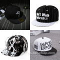 5 paneles Bordado 3D Hip Hop Snapback sombreros